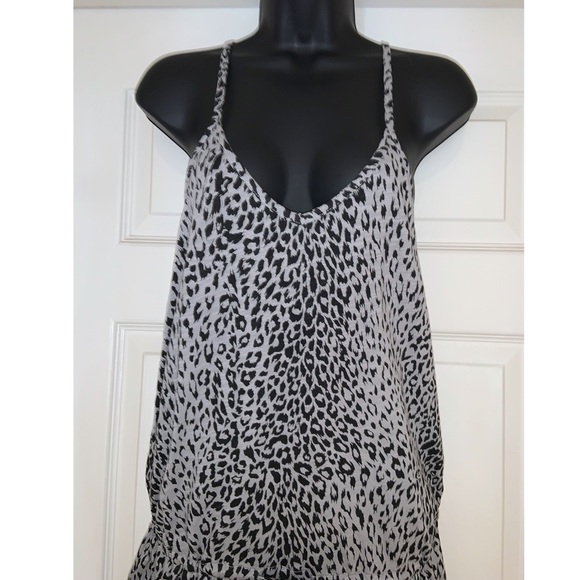 Bobi Leopard Slub Romper in Grey –– NWT - Picture 7 of 17